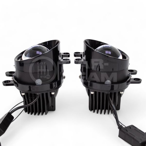 Противотуманные фары (ПТФ) Toyota Land Cruiser, Camry, Rav4, Alphard, Avensis, Lexus LX570, GS, IS, RX "ZMB" лазерные с Bi-LED модулем, ближн/дальн свет (арт. WD-015 PRO)
