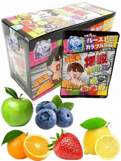 Кислая карамель Фруктовый микс 20 г * 20 шт