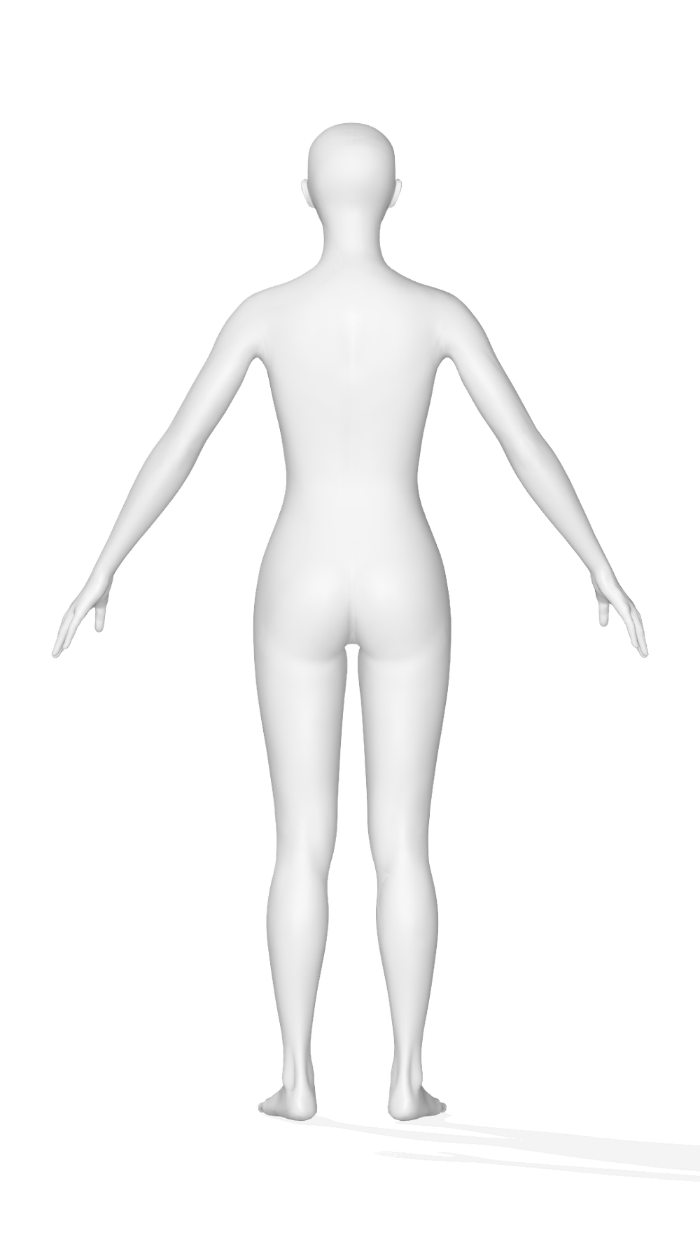 3D аватар манекена Моника