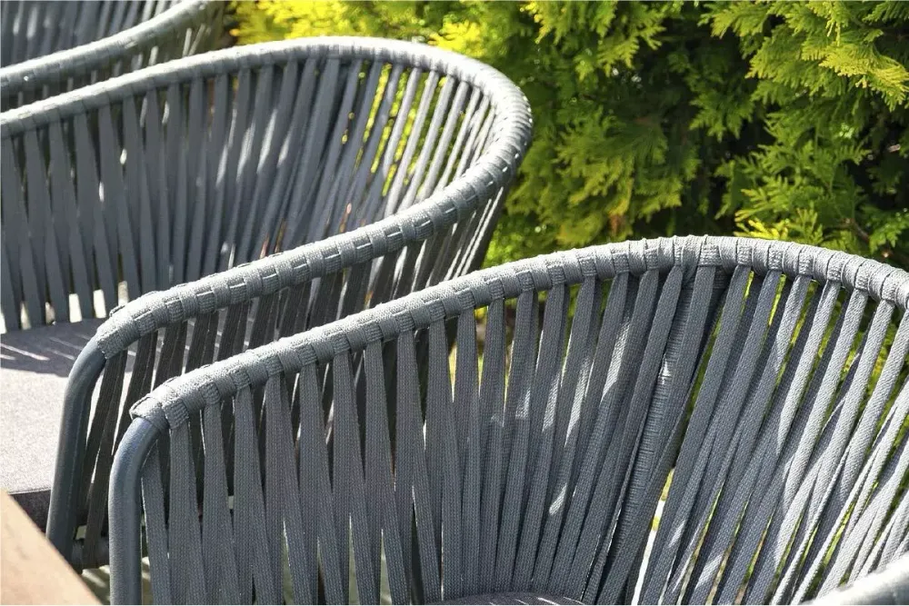 "Санта-Фе" обеденная группа на 10 персон, стол HPL, плоский роуп