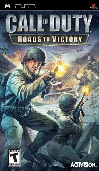 PSP Platinum Call of Duty Roads to Victory (Б/У, Английская версия, ULES-00643)