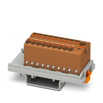 1047457 - PTFIX 4/18X1,5-NS35 BN - Распределительный блок