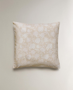 Zara Home наволочка декоративная из хлопка, бежевый, 45x45 см