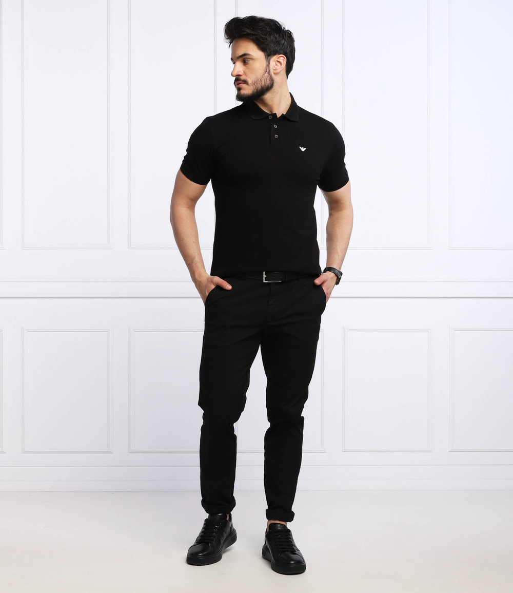 поло Emporio Armani - черный(8N1FQ2 1JTKZ)