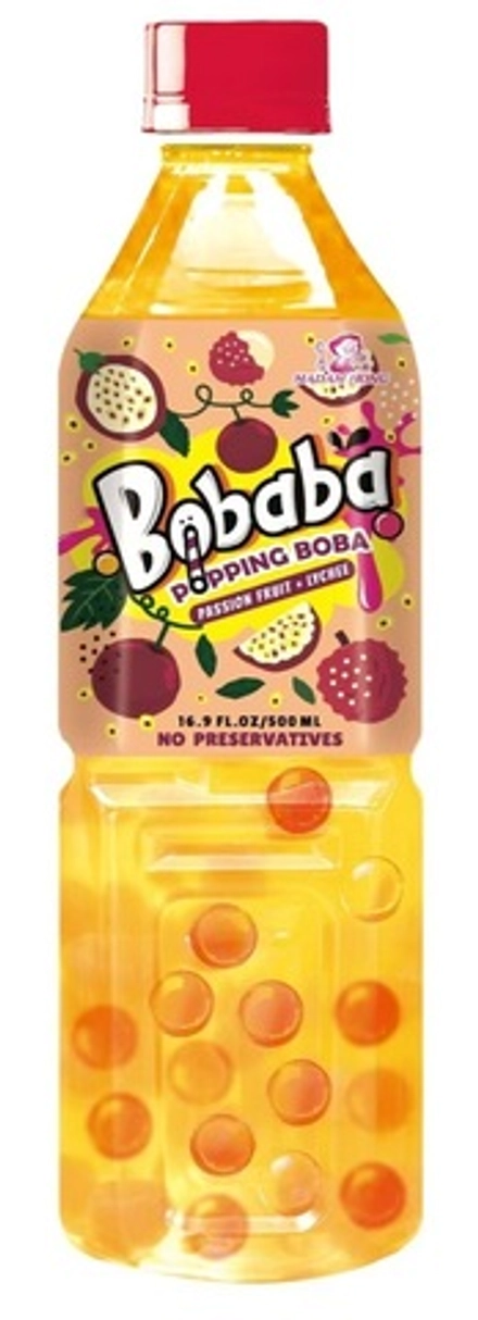Bubble чай маракуйя и личи «Bobaba»