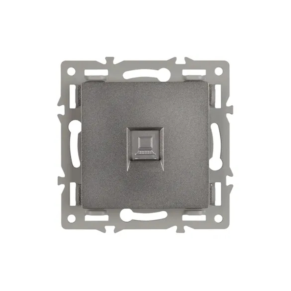 Механизм компьютерной розетки SCT-MPC1-PL-GR (RJ-45, CAT6) (Arlight, -) 045335