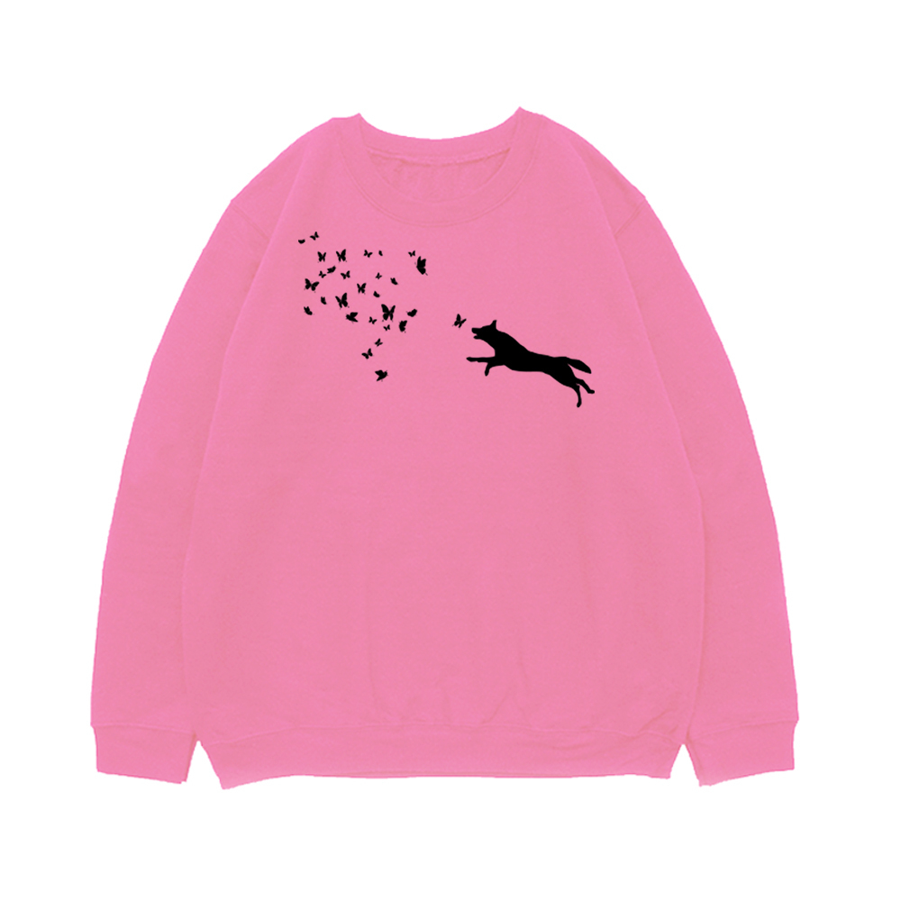 Свитшот "Малинуа и бабочки"