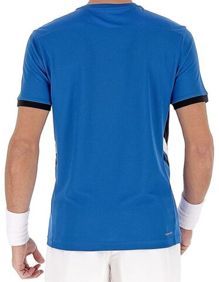 Мужская теннисная футболка Lotto Squadra II T-Shirt - skydriver blue