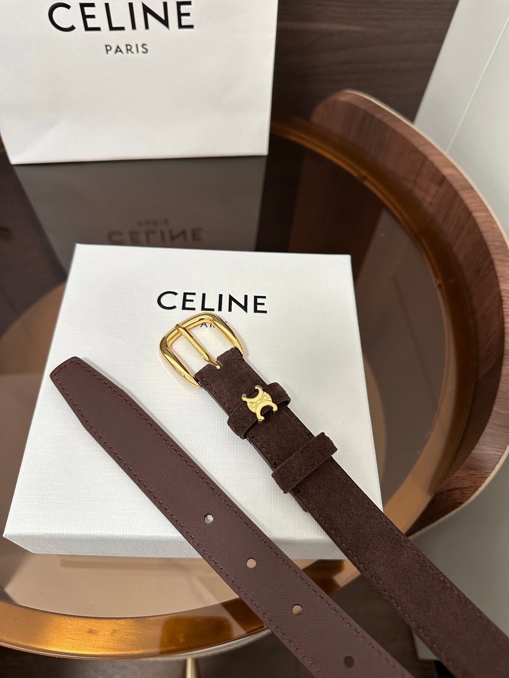 Ремень VIVIENNE замшевый