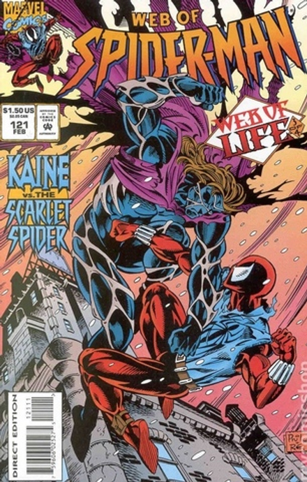 Комикс Web of Spider Man #121