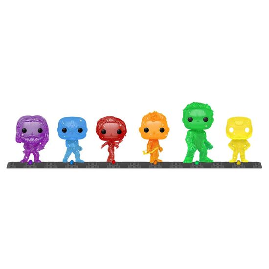 Фигурка Funko POP! Art Series Bobble Marvel Infinity Saga Avengers w/Base (Exc) 6PK 57619