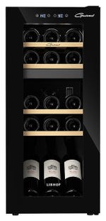 Винный шкаф Libhof Gourmet GMD-15 black черный
