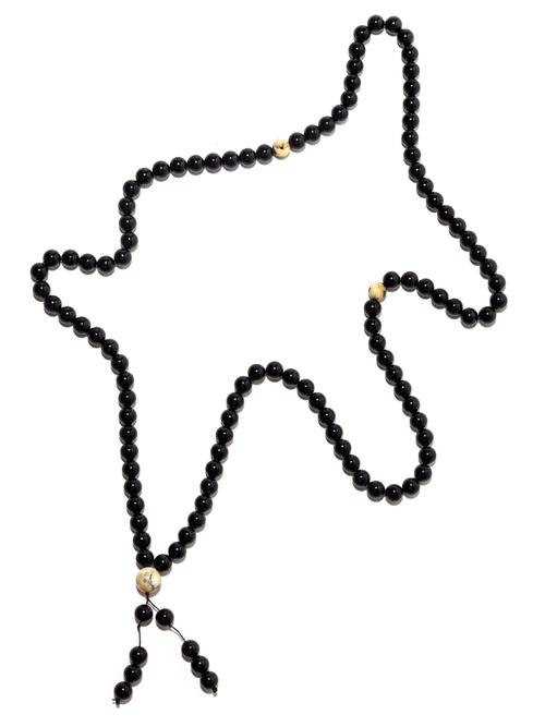 Длинные мусульманские четки из цельного янтаря на 99 бусин по 8 мм. Калининградский натуральный янтарь