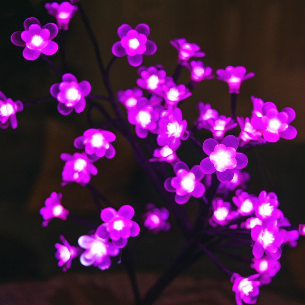 ULD-T3545-048-SBA PINK IP20 SAKURA Дерево светодиодное Сакура. 45 см. 48 светодиодов. Розовый свет. Провод черный. TM Uniel.