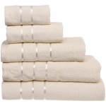 Полотенце махровое 70*140см «LUNA» цвет бежевый 01020 плотность 360гр/м2 с петелькой-подвесом