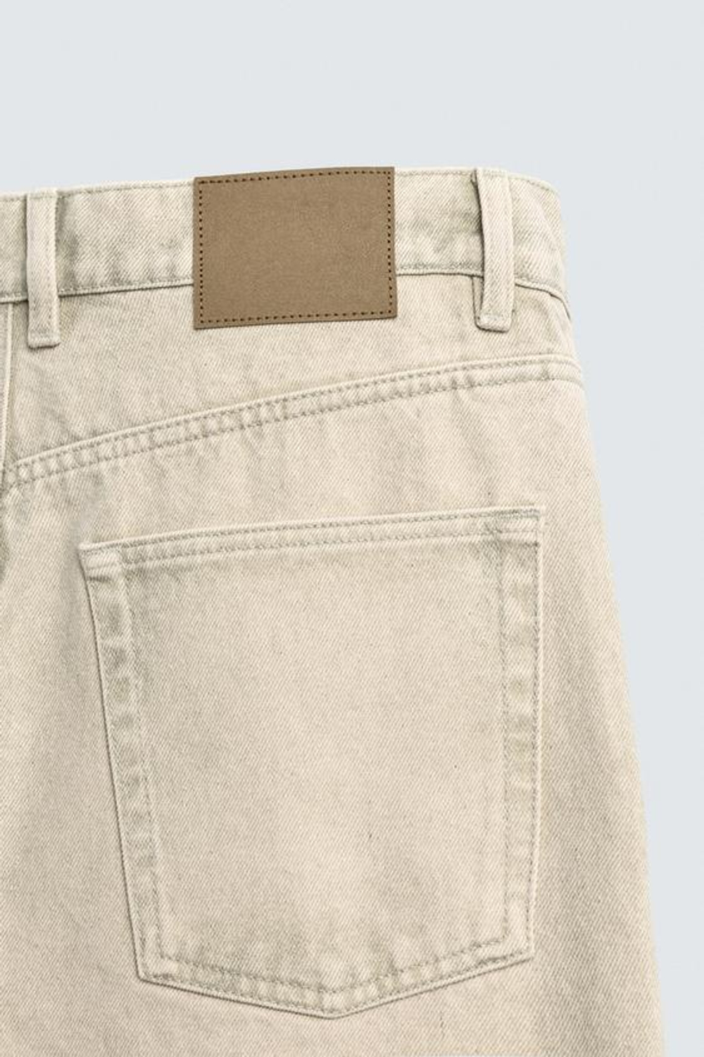 ZARA ДЖИНСЫ STRAIGHT ДЛИНОЙ ДО ЩИКОЛОТКИ, ЗЕЛЕНЫЙ/СЕРЫЙ