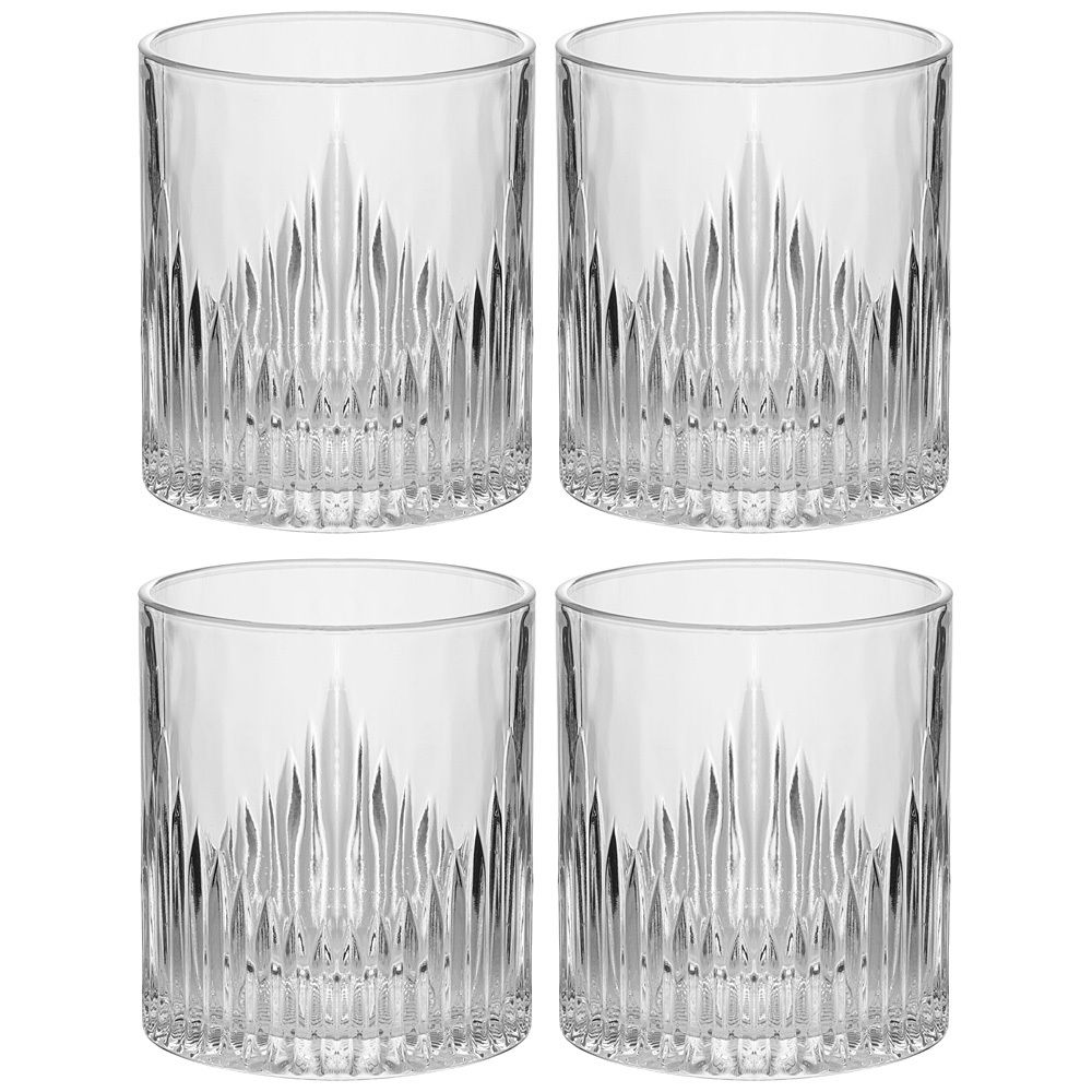 НАБОР СТАКАНОВ ИЗ 4 ШТ "CRUS" 310МЛ