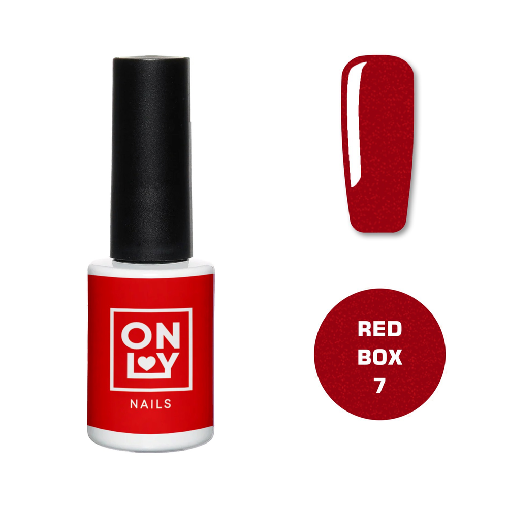 Гель-лак OnlyNails Red Box №7, 10 мл