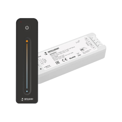INTELLIGENT ARLIGHT Диммер SMART-SET-PWM-102-72-MIX-SUF Black (12-24V, 2x5A, ПДУ LINE, 2.4G) (IARL, Контроллер) 036186