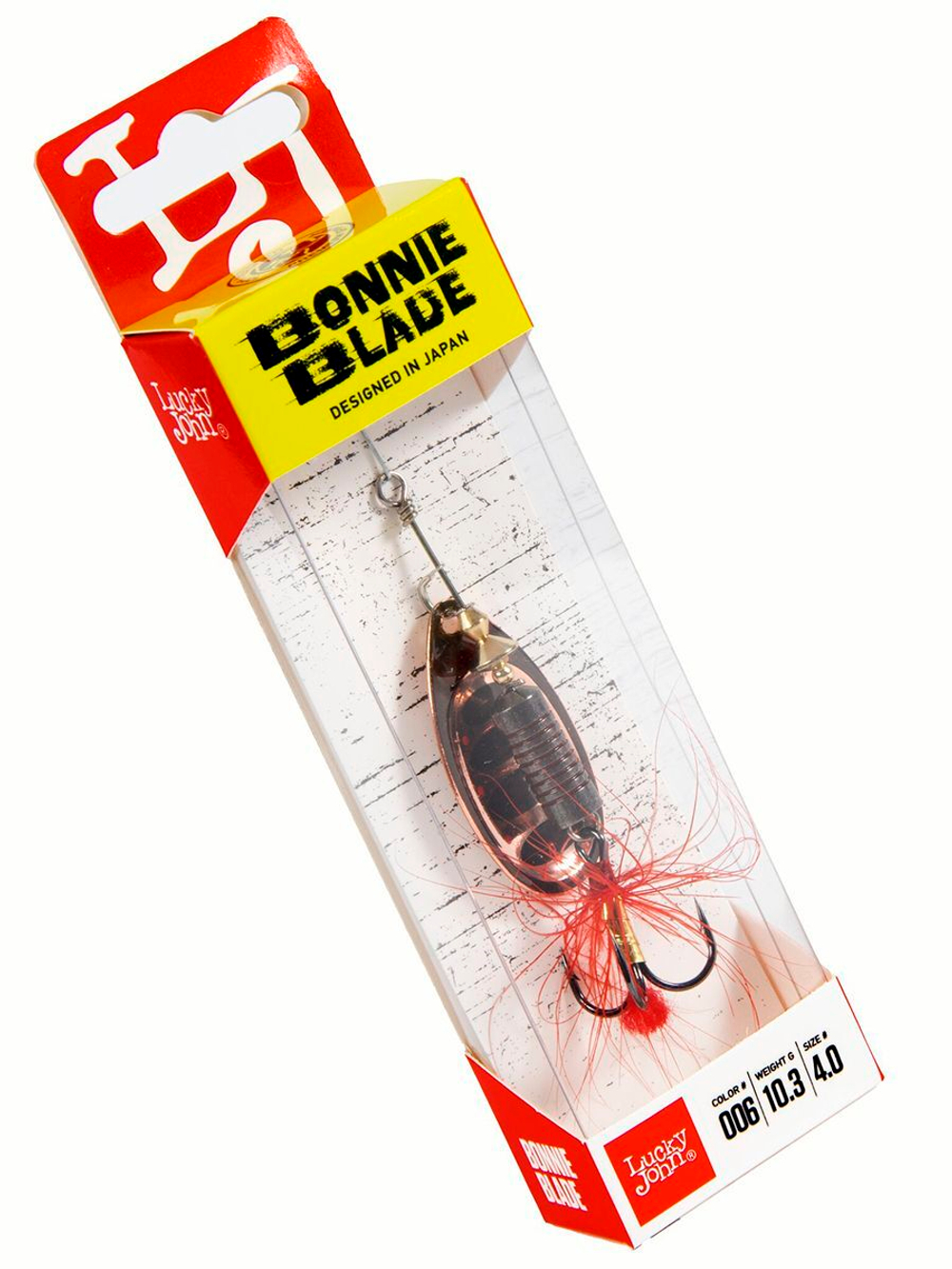 Блесна вращающаяся Lucky John BONNIE BLADE 4 10.3г 011 в блистере