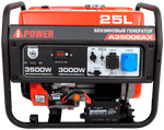 Генератор бензиновый A-iPower A3500ЕАХ 3кВт, 230В/50Гц, электростартер