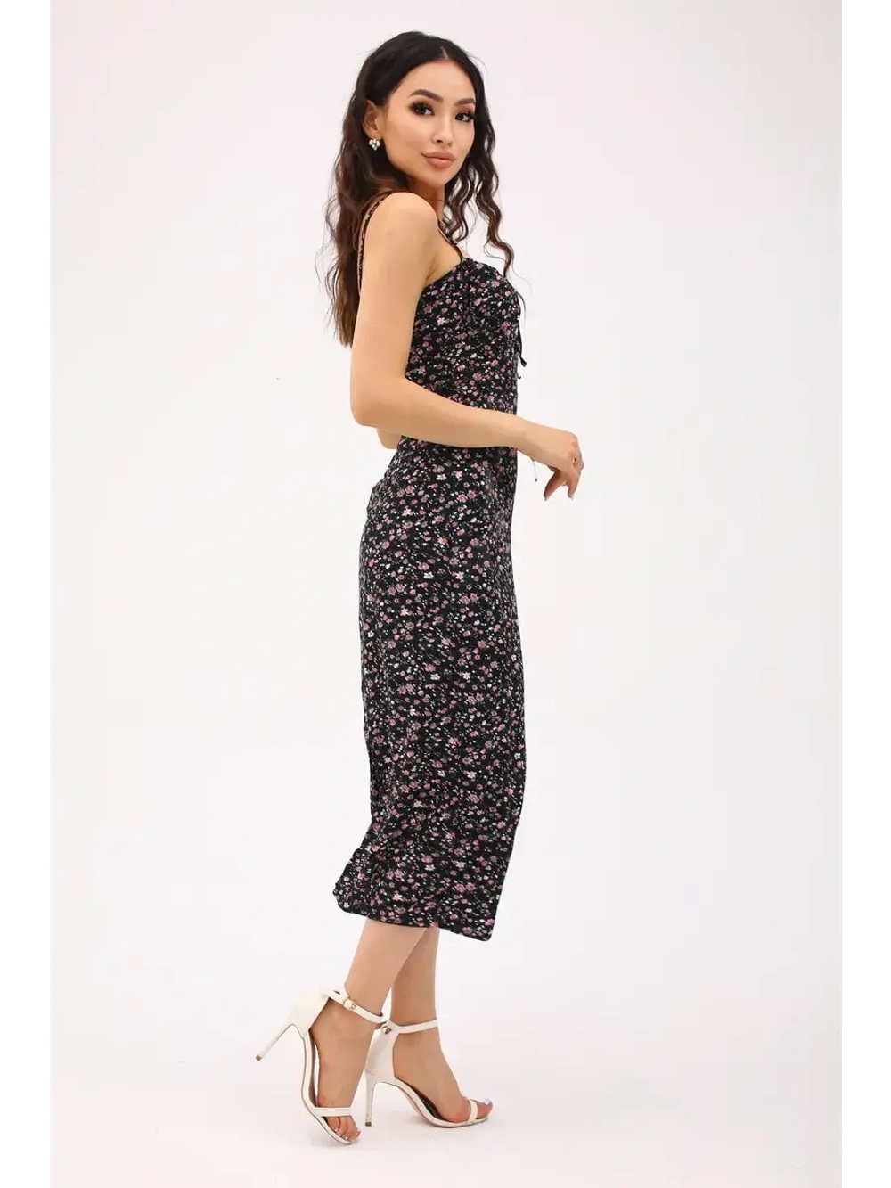 Длинное платье skims на бретельках