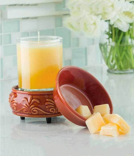 Керамический воскоплав Красный камень, Candle Warmers