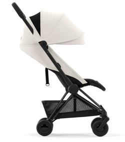 Прогулочная коляска Cybex Coya Off White с дождевиком и бампером/Matt Black 522005617