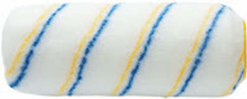 Ролик Полиэстер Желто-син. полоса  250мм  d40  d=8  ворс 12мм (888) 1548250