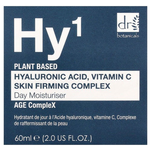 Dr. Botanicals, Hy¹, гиалуроновая кислота, дневной увлажняющий комплекс с витамином C для повышения упругости кожи, 60 мл (2 жидк. унции)