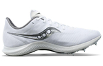 Saucony Velocity MP non-slip wear-resistant low-top running shoes men's white