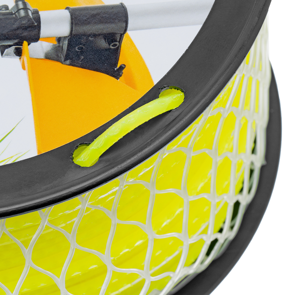 Леска для триммера зубчатый квадрат, 3,0мм х 113м, на DIN катушке FLEX CORD Denzel