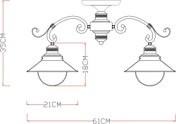 Потолочная люстра Arte Lamp GRAZIOSO