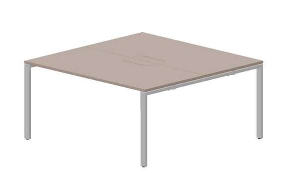 Составной стол Strike на 2 рабочих места 1580х1566х750мм (меламиновые аутлеты)