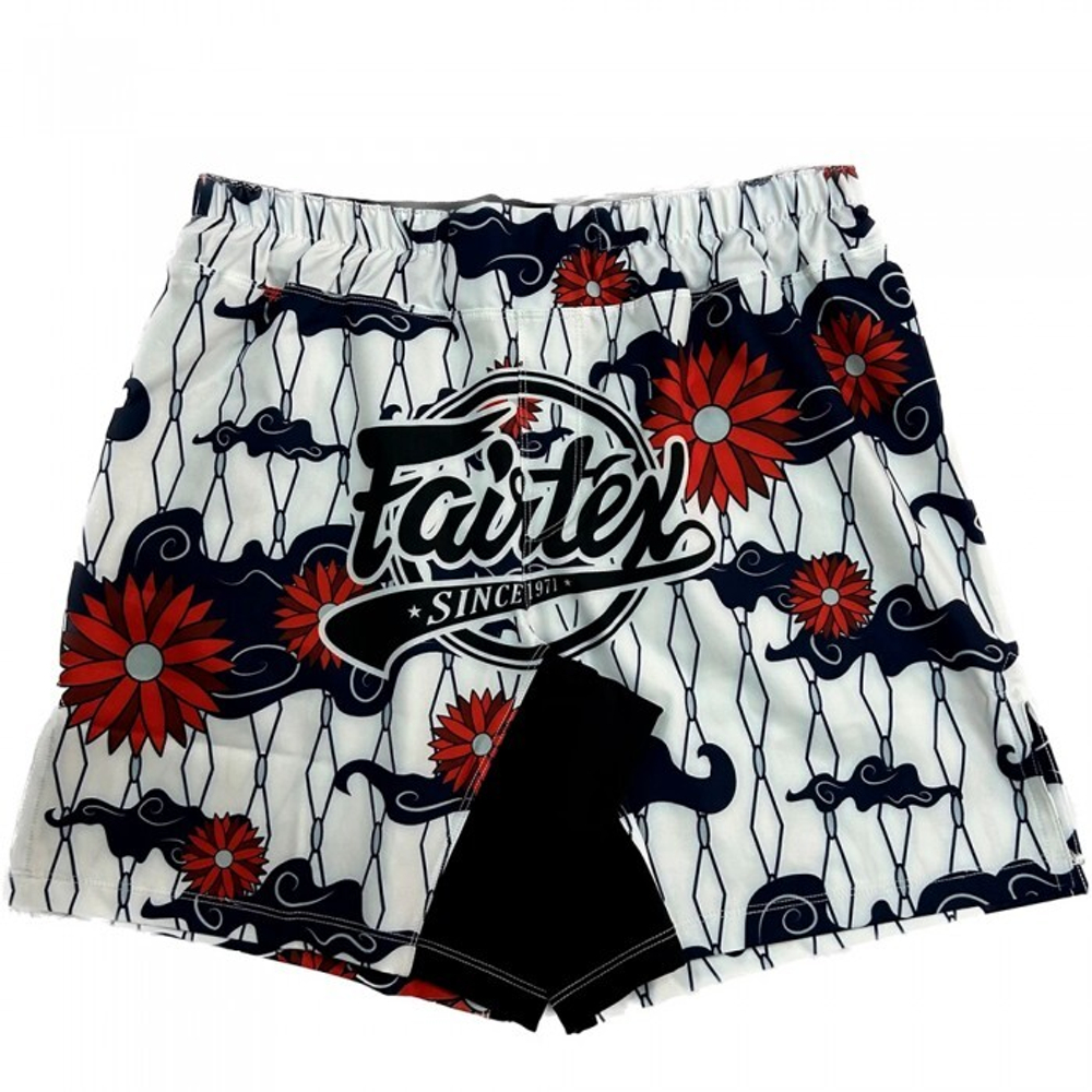 Шорты ММА Deep Passion Fairtex AB-18 Black/White