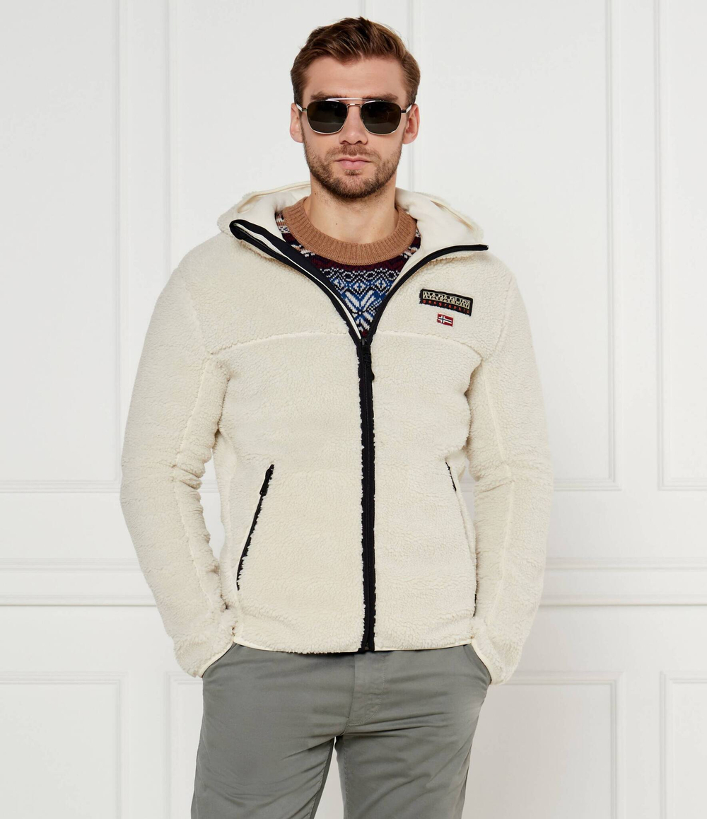 Флисовая куртка T-Tynik Napapijri - экрю(NP0A4IA8)