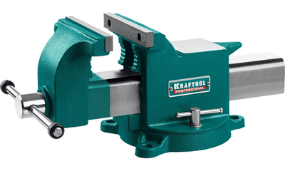 KRAFTOOL Steel, 150 мм, стальные слесарные тиски (32701-150)