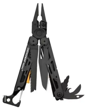 Мультитул пассатижи LEATHERMAN Signal (832265) с чехлом черный/желтый