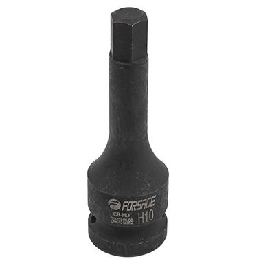 Головка-бита 6-гранная ударная 10мм,1/2'' Forsage F-24407810MPB