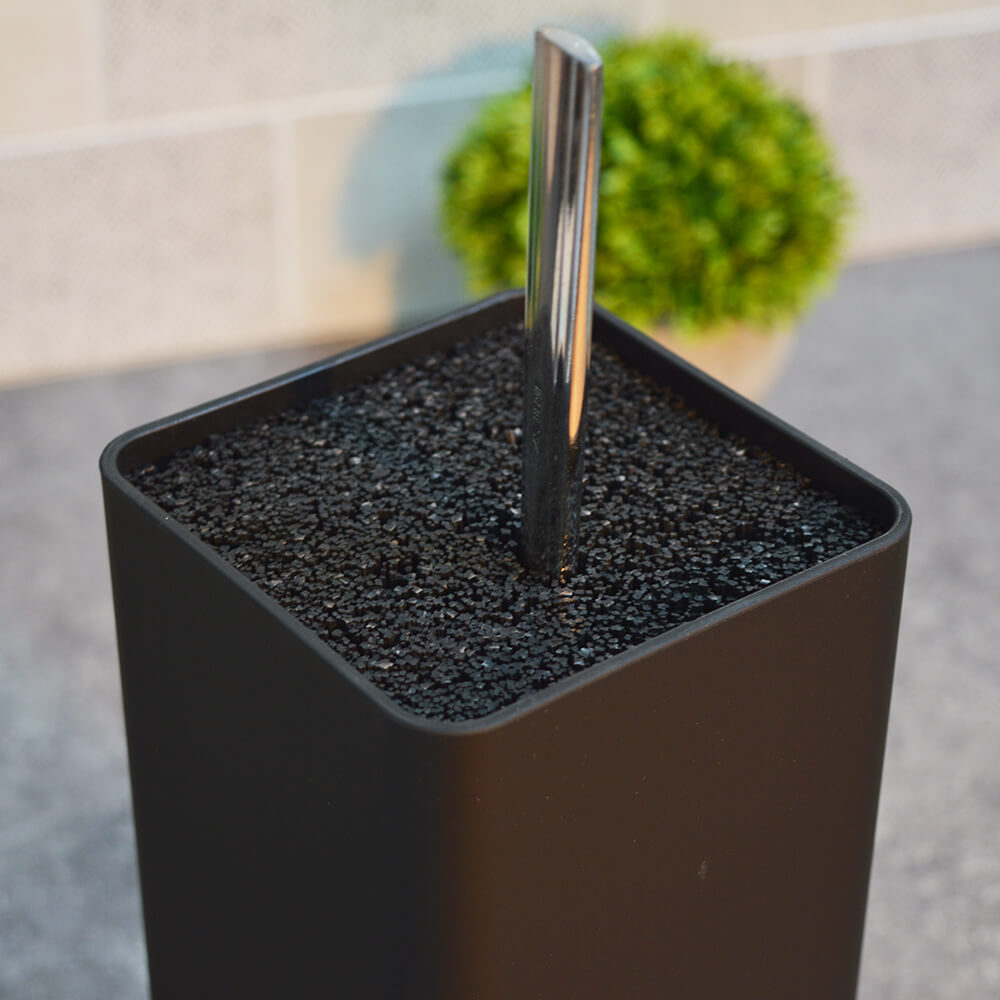 Подставка для ножей 9,5*9,5*22см квадратная