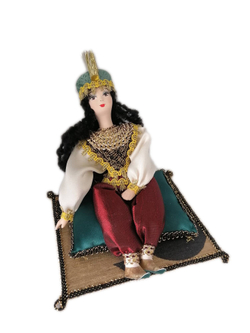 Кукла сувенирная фарфоровая. Шахерезада. Тысяча и одна ночь