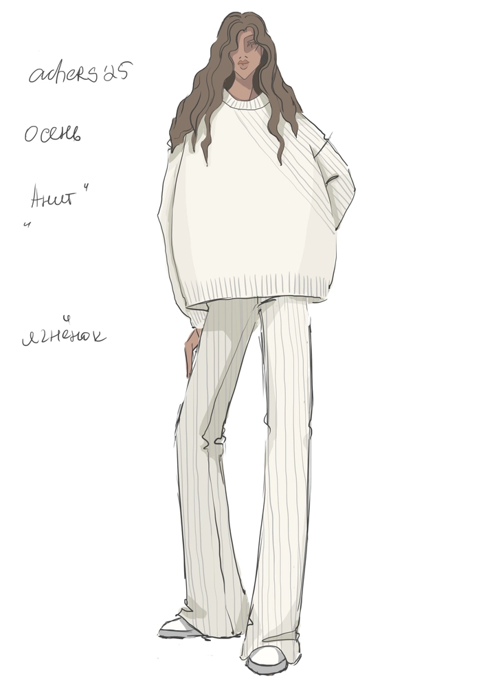 СВИТЕР АНИТ МОЛОЧНЫЙ