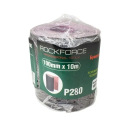 Бумага наждачная RF-FB4280C на тканевой основе 100ммх10м в рулоне (P280) ROCKFORCE