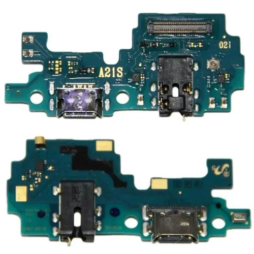 Шлейф для Samsung Galaxy A21s (A217F) плата системный разъем/разъем гарнитуры/микрофон