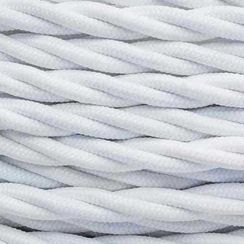 Ретро провод Bironi 3*1,5 белый 20800