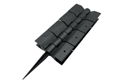 Шарнир для клумбы Holzhof 30*300мм, пластик черный