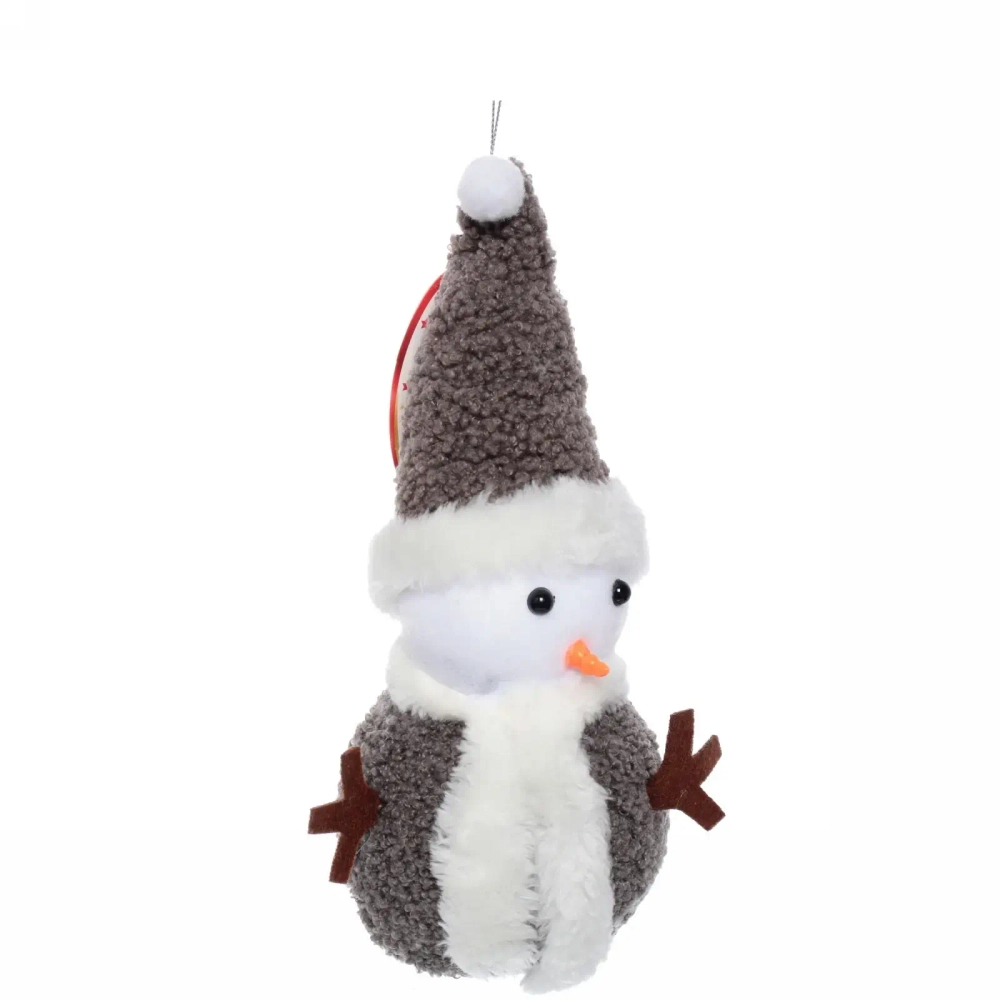 Снеговичок «Забавный костюмчик» 23х10 см, микс