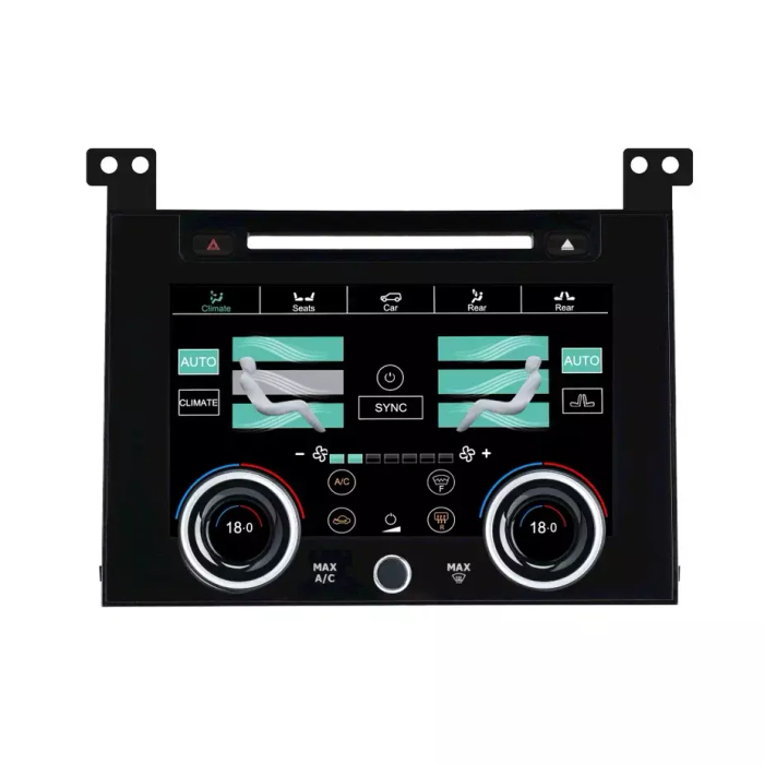 Сенсорная панель климата Range Rover 4 2012-2017 - Kuberg ZF-2003 LCD/ЖК экран 9" с отверстием под CD