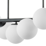 815187 Люстра CROCO 8х40W E14 ЧЕРНЫЙ МАТОВЫЙ