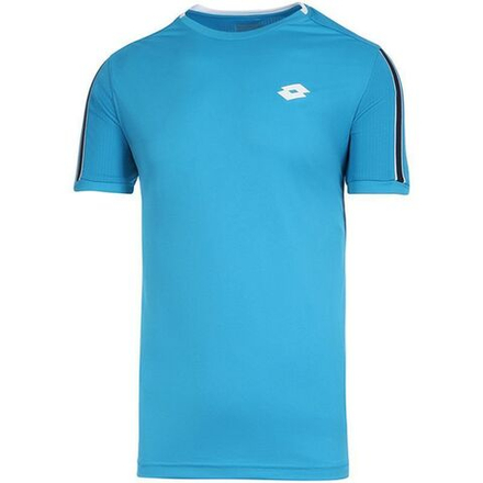 Мужская теннисная футболка Lotto Squadra II Tee - blue bay